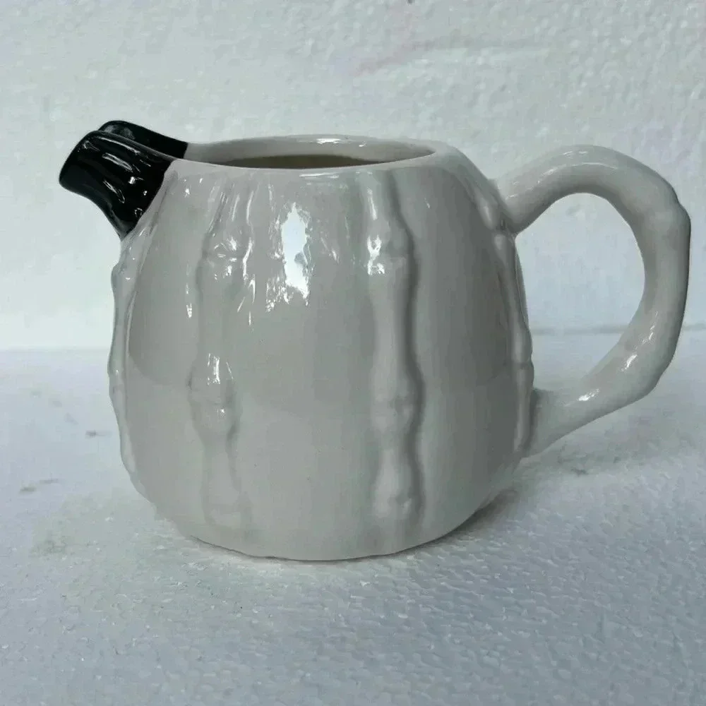 Pumpkin Bones Halloween Milk Cream & Sugar Set